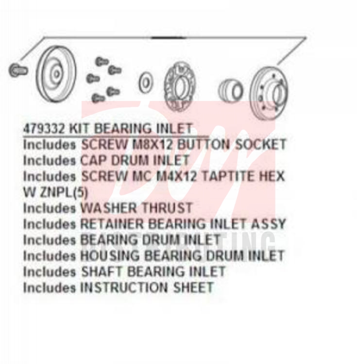Details about   Fit For Fisher & Paykel Top Load Dryer Drum Bearing Kit Inner Shaft 479332 New
