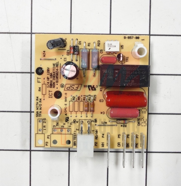 2303822 Whirlpool Refrigerator Electronic Defrost Control Board; A7-1a 