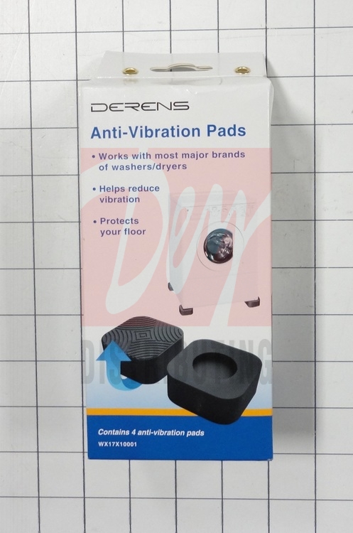 GE Washer/Dryer Anti-Vibration Pads WX17X10001CA